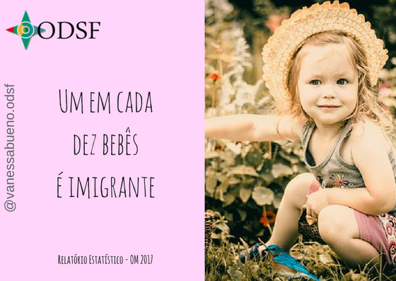 Um em cada dez bebês é imigrante